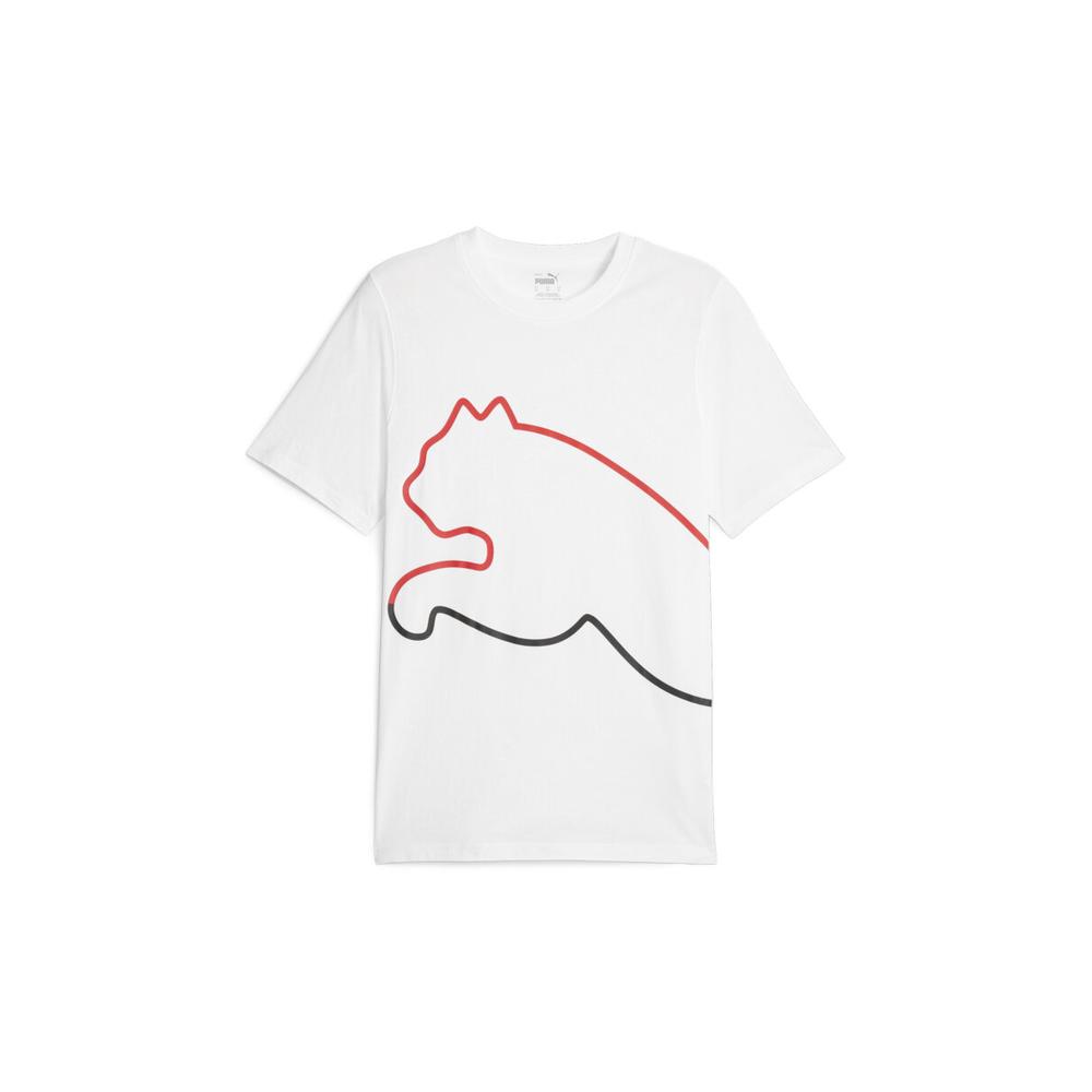 Playera Puma Graphics Big Cat Blanco para Hombre
