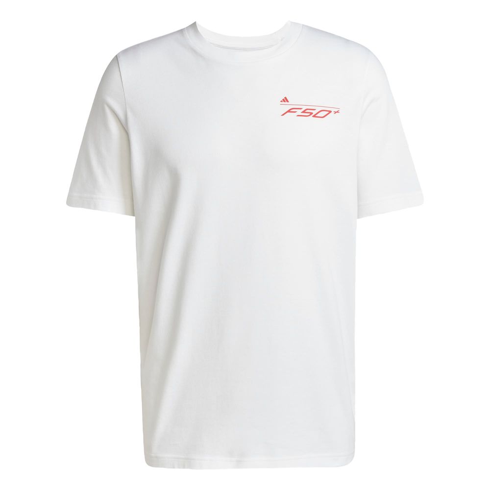 Foto 2 pulgar | Playera F50 History Estampada Adidas Blanco Hombre
