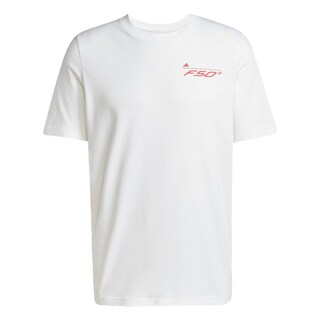 Foto 1 | Playera F50 History Estampada Adidas Blanco Hombre