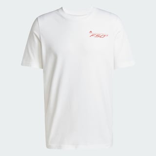 Foto 3 | Playera F50 History Estampada Adidas Blanco Hombre