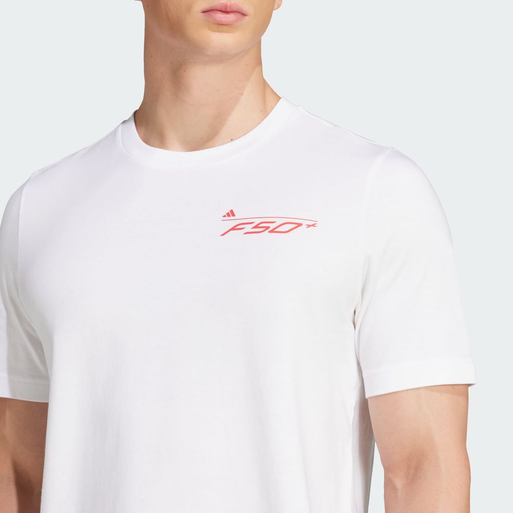 Foto 7 pulgar | Playera F50 History Estampada Adidas Blanco Hombre
