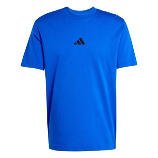 Foto 1 | Playera Essentials Logo Pequeño Tejido Jersey Adidas Azul Hombre