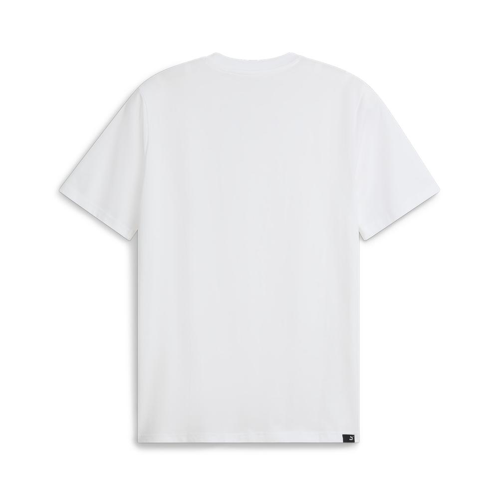 Foto 5 pulgar | Playera Puma Suede Logo Blanco para Hombre
