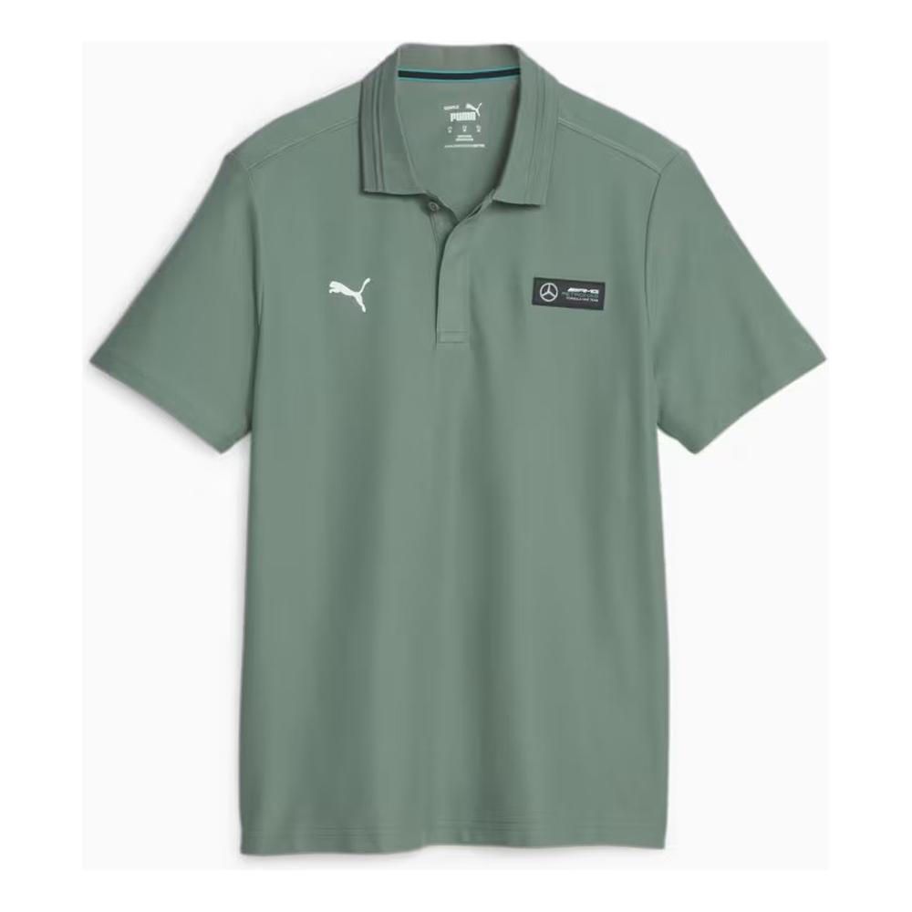 Foto 2 pulgar | Playera Tipo Polo Puma Mercedes Petronas Amg Verde para Hombre