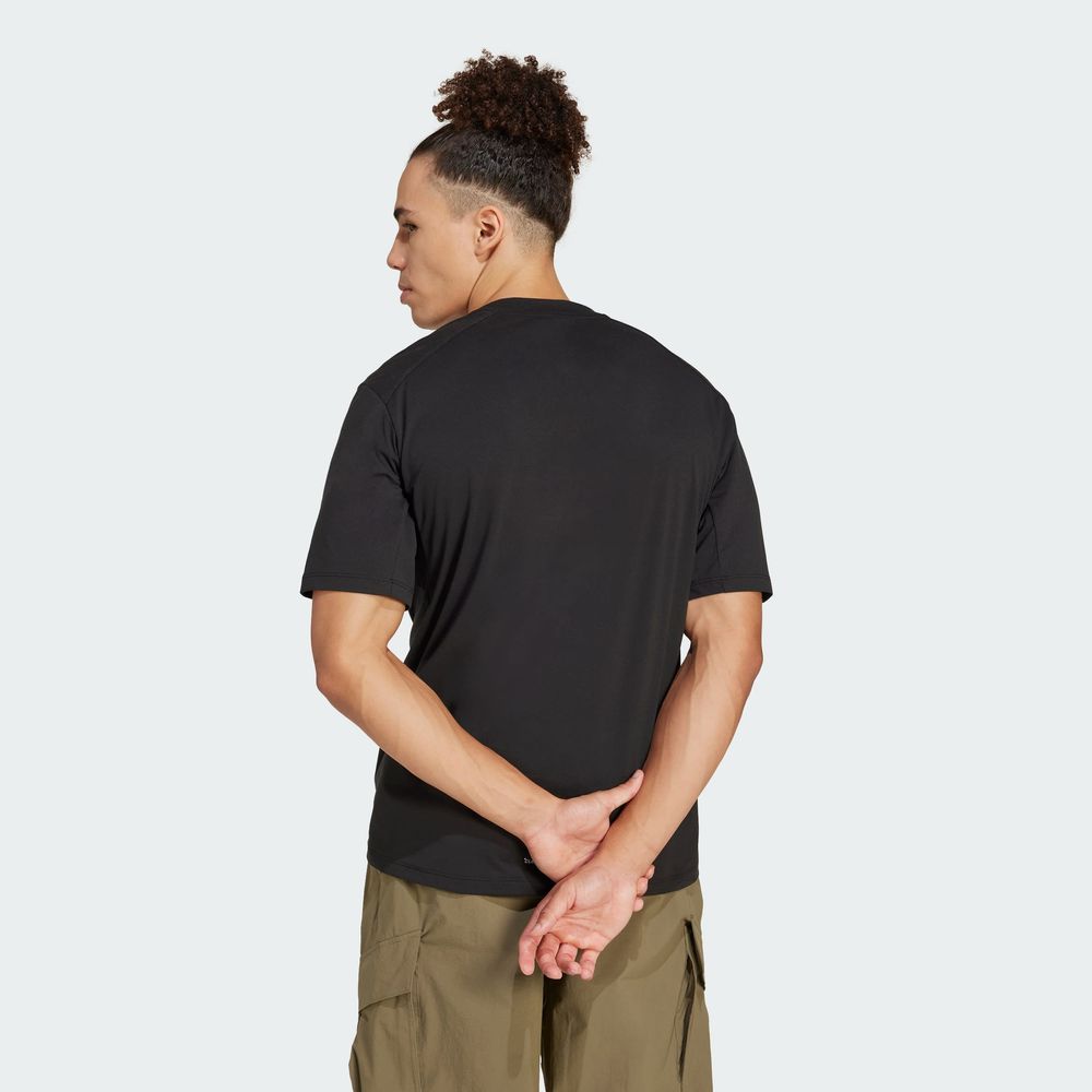 Foto 4 | Mt Tee Adidas Negro Hombre
