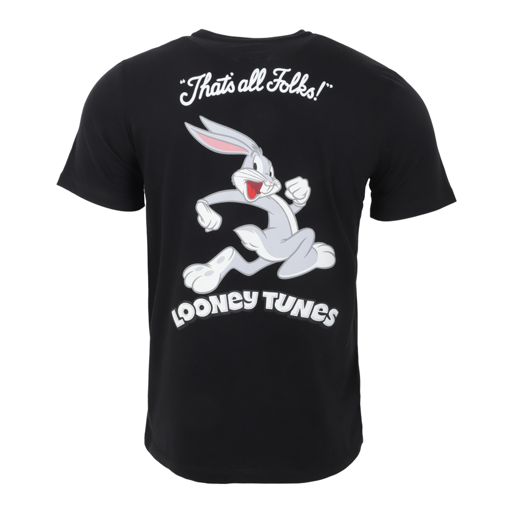 Foto 5 pulgar | Playera K-swiss Casual Looney Tunes Thats  All Folks Para Hombre Color Negro