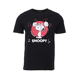 Playera K-swiss Casual Peanuts Emma Para Hombre Color Negro