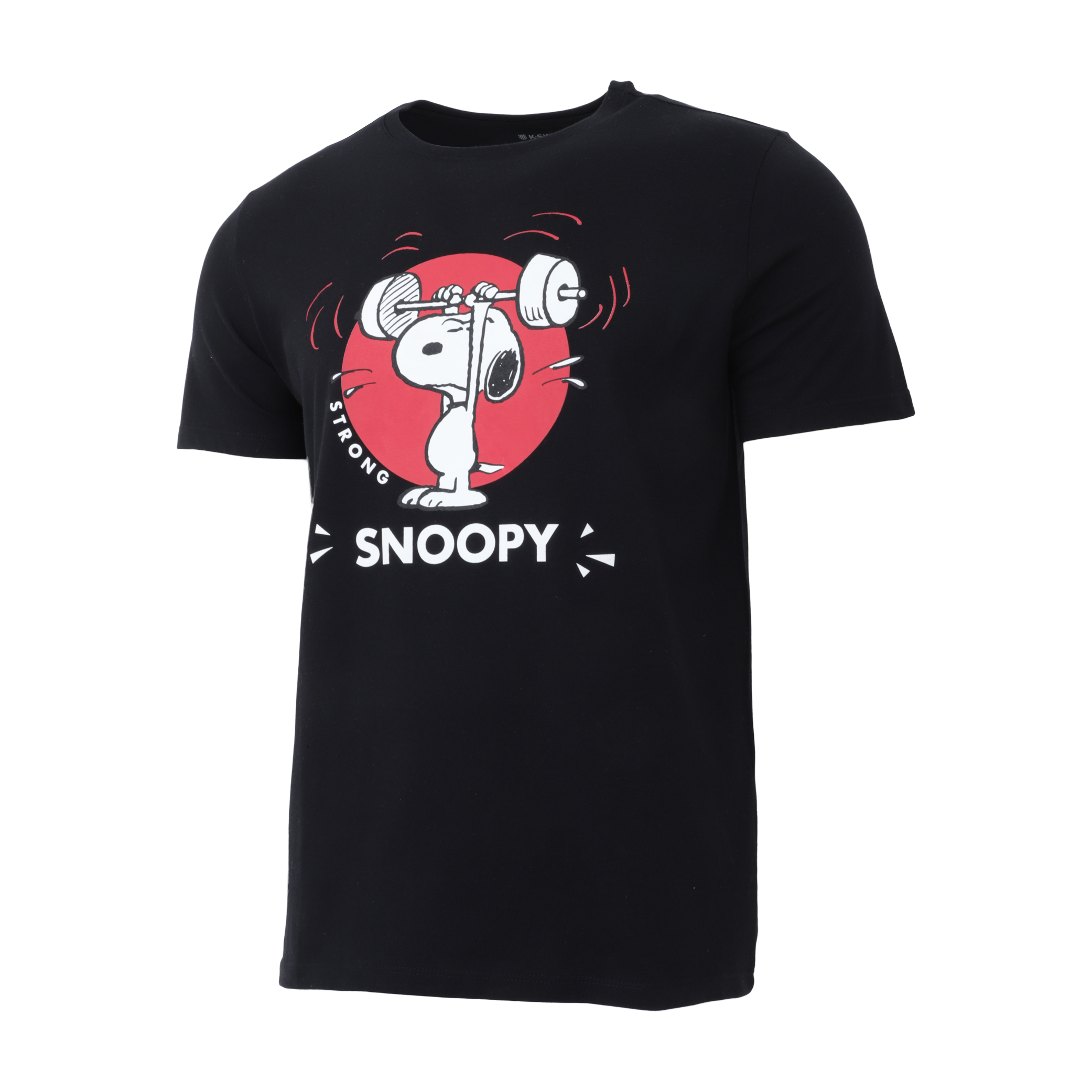 Foto 3 | Playera K-swiss Casual Peanuts Emma Para Hombre Color Negro