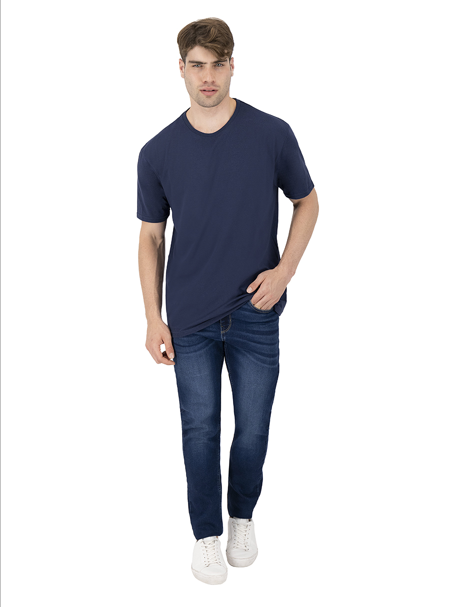 Foto 9 pulgar | Set de Playeras Básicas Indicum Denim 2 Piezas para Hombre