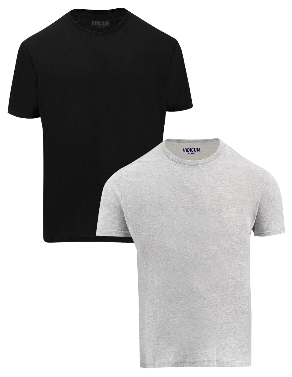Set De 2 Playeras Básicas Indicum Denim para Hombre $549