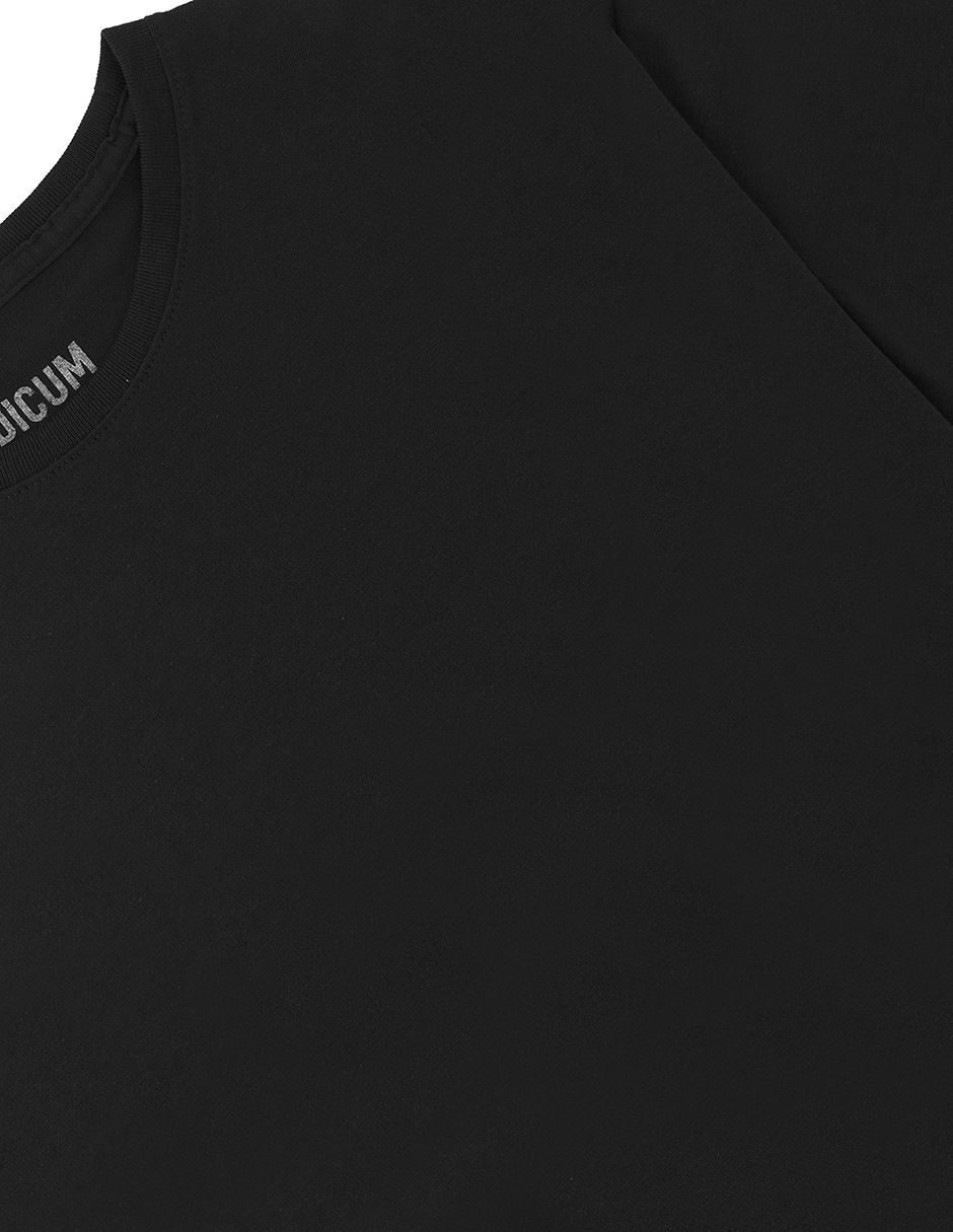 Foto 7 pulgar | Set de 2 Playeras Básicas Indicum Denim Negras para Hombre