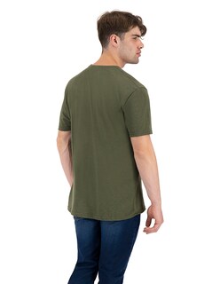 Foto 5 | Playera Básica Indicum Denim Verde Hombre
