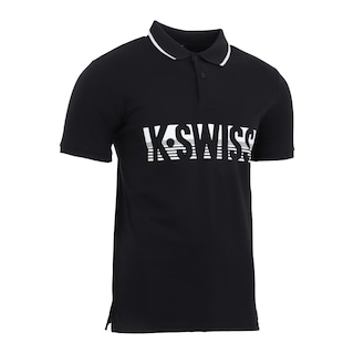 Foto 2 | Playera K-swiss Casual Psw-06 Para Hombre Color Negro