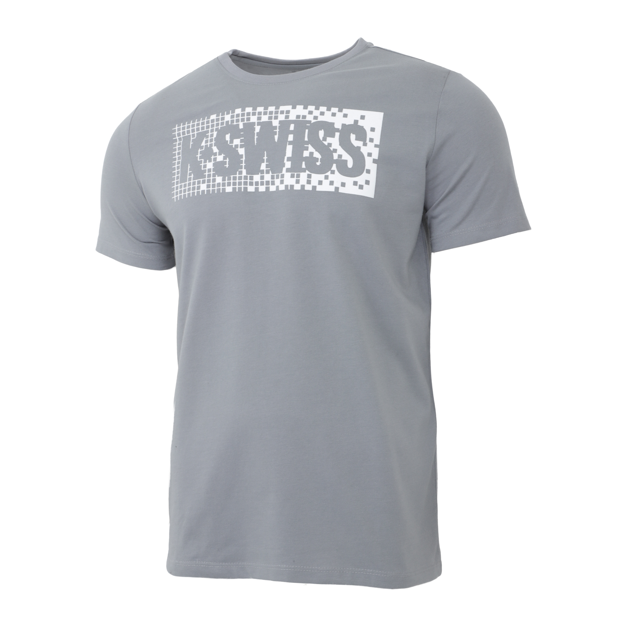 Foto 4 pulgar | Playera K-swiss Casual Pix Para Hombre Color Gris