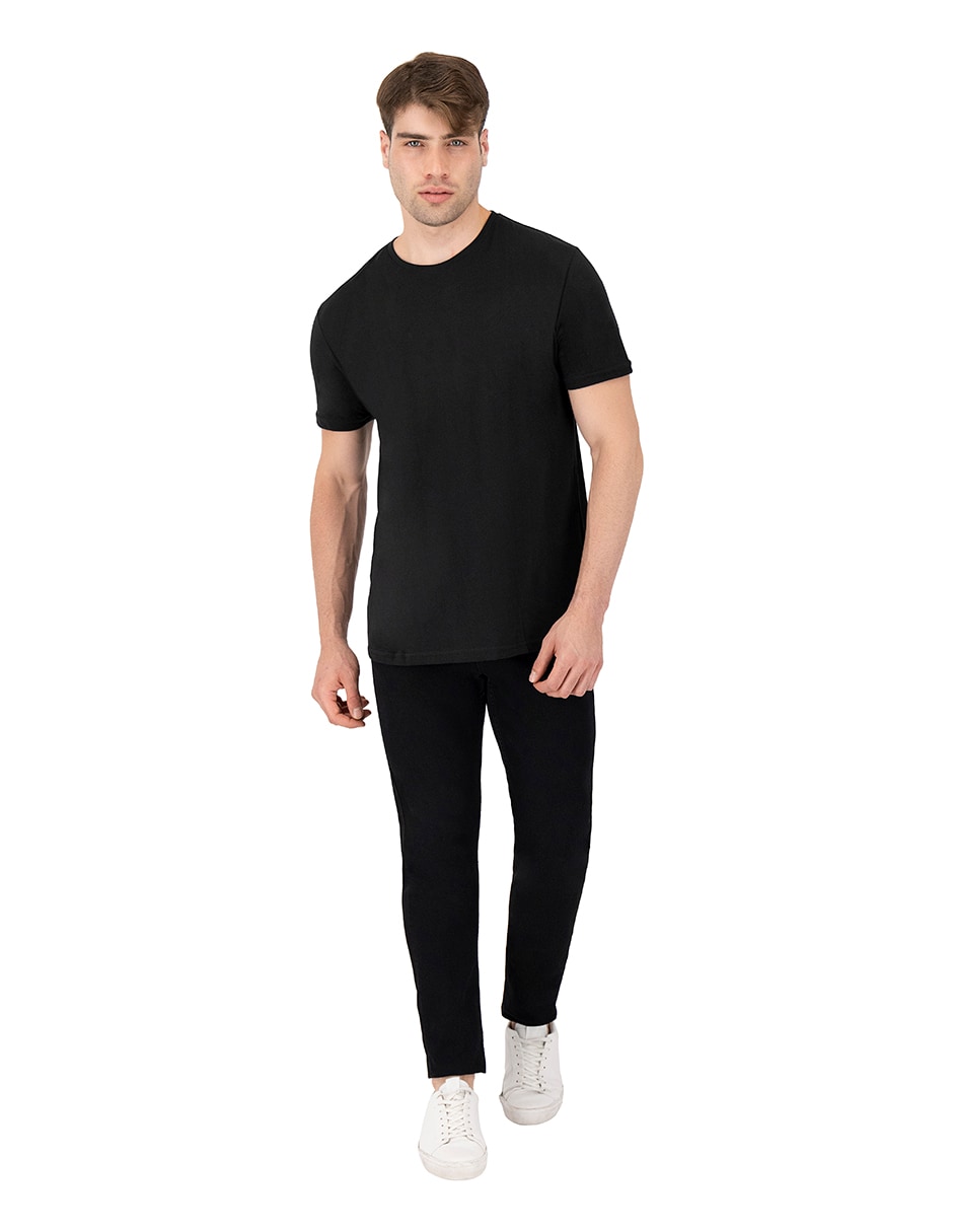 Playera Básica Indicum Denim Negra para Hombre $298