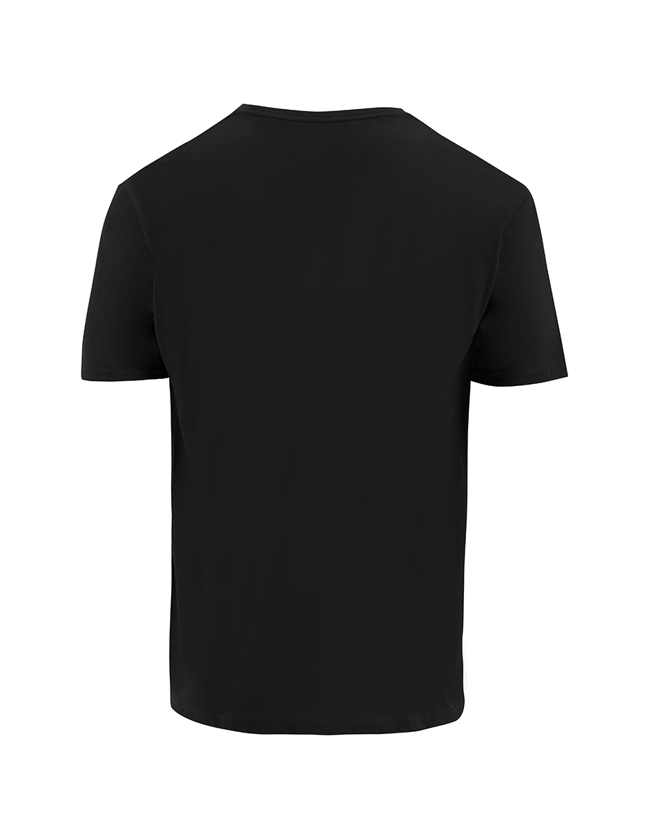 Foto 5 pulgar | Playera Básica Indicum Denim Negra para Hombre