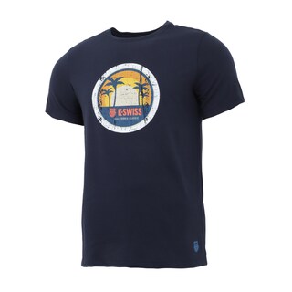 Foto 3 | Playera K-swiss Casual Gtsm-010 Para Hombre Color Azul