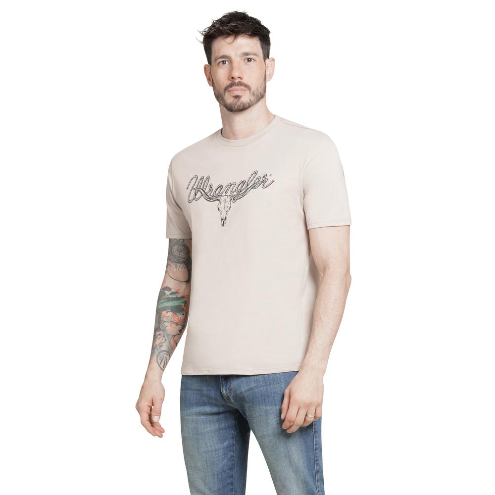 Foto 3 pulgar | Playera Wrangler Hombre Slim Manga Larga 295 Beige