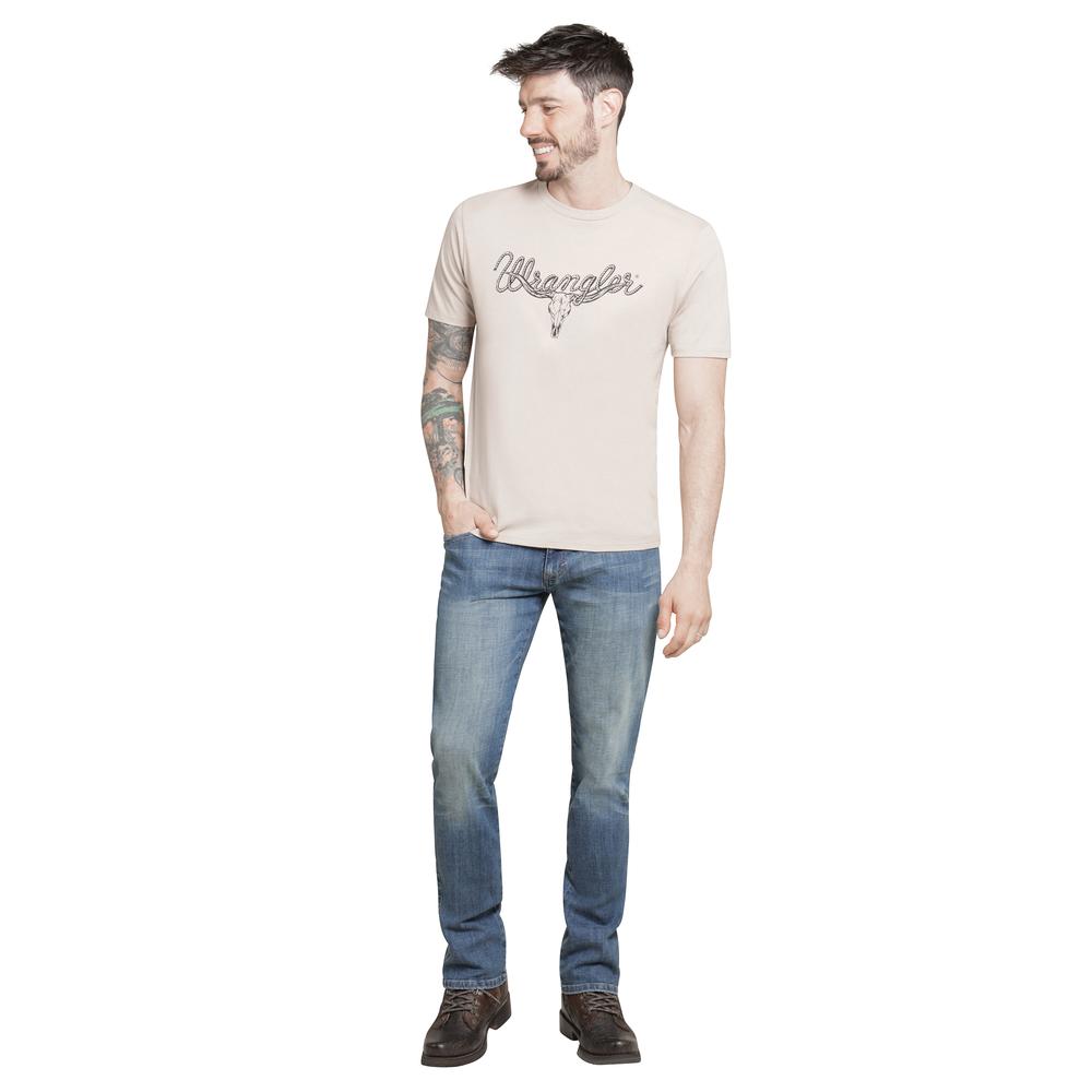 Foto 5 pulgar | Playera Wrangler Hombre Slim Manga Larga 295 Beige