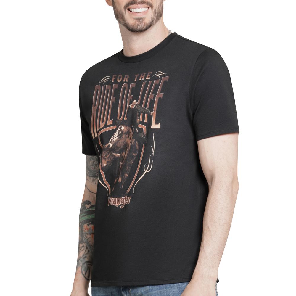 Foto 6 pulgar | Playera Wrangler Hombre Slim Manga Corta 293 Negro