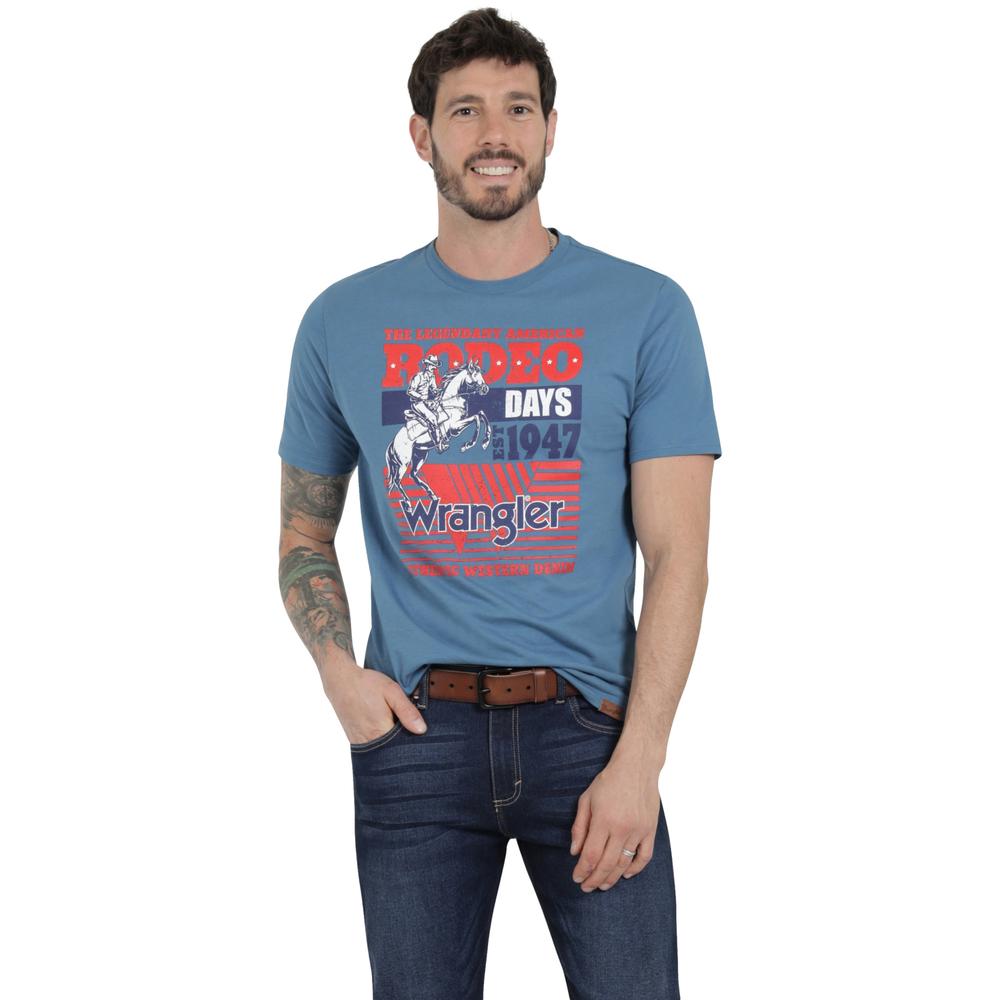 Playera Wrangler Hombre Slim Manga Larga 291 Multicolor