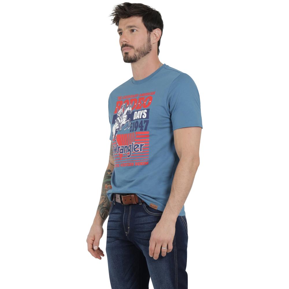 Foto 3 pulgar | Playera Wrangler Hombre Slim Manga Larga 291 Multicolor