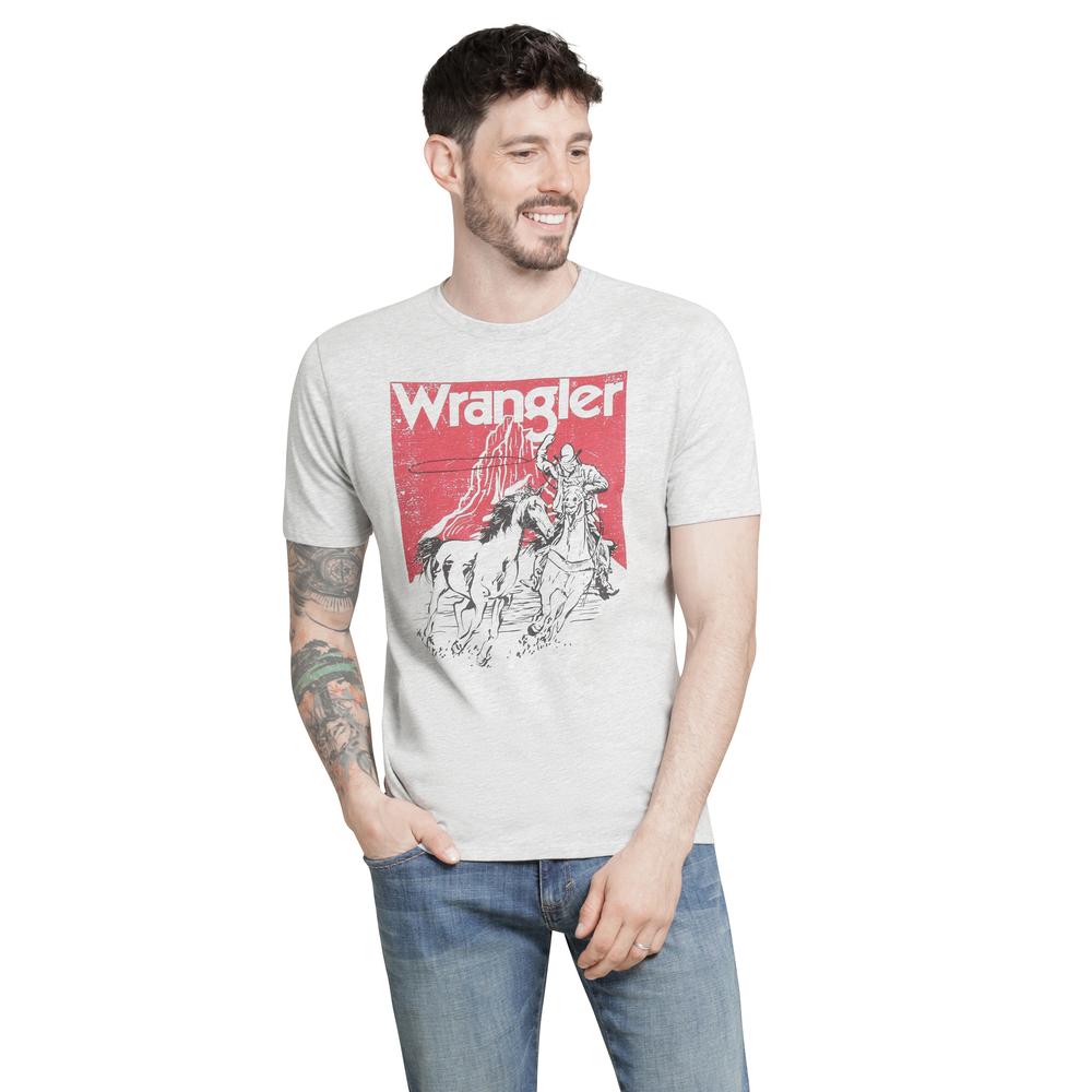 Foto 2 pulgar | Playera Wrangler Hombre Slim Manga Larga 296 Cafe