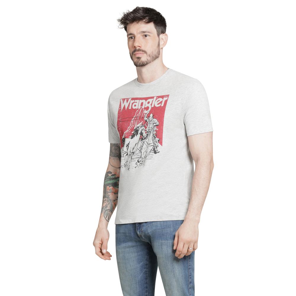 Foto 3 pulgar | Playera Wrangler Hombre Slim Manga Larga 296 Cafe