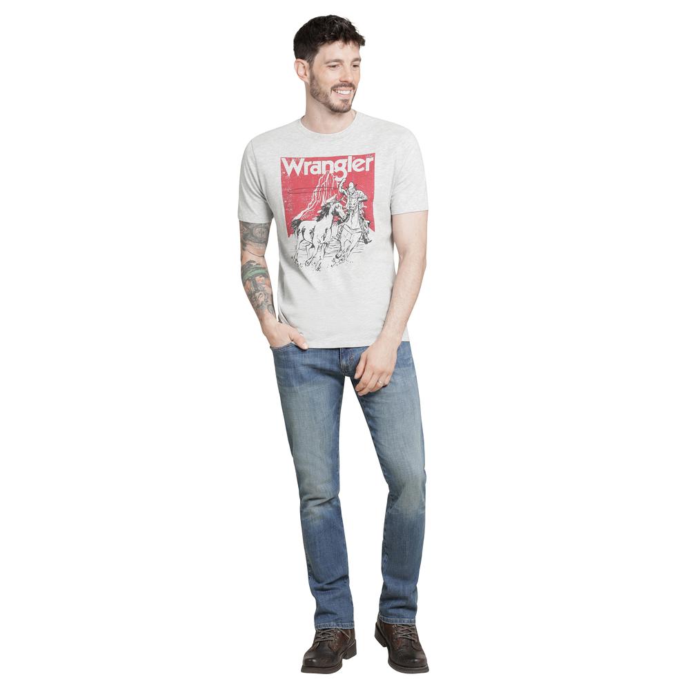 Foto 4 | Playera Wrangler Hombre Slim Manga Larga 296 Cafe
