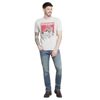 Foto 4 | Playera Wrangler Hombre Slim Manga Larga 296 Cafe