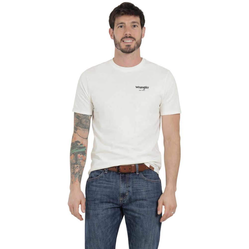 Playera Wrangler Hombre Slim Manga Corta 290 Beige
