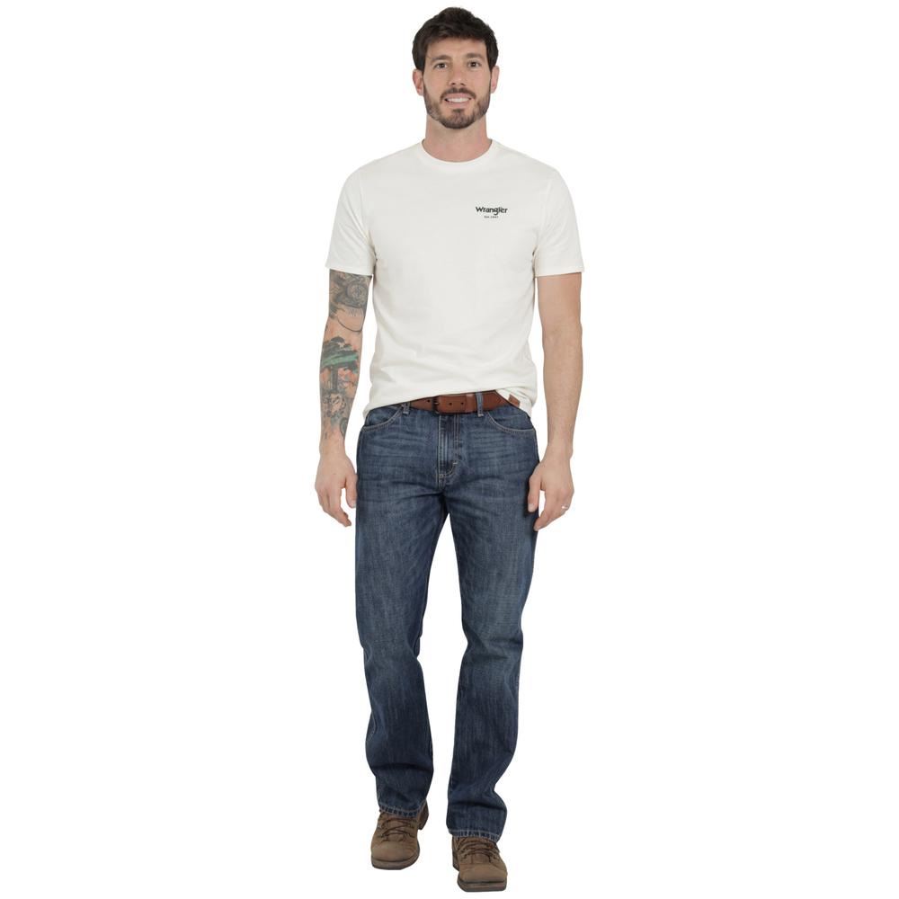 Foto 5 pulgar | Playera Wrangler Hombre Slim Manga Corta 290 Beige