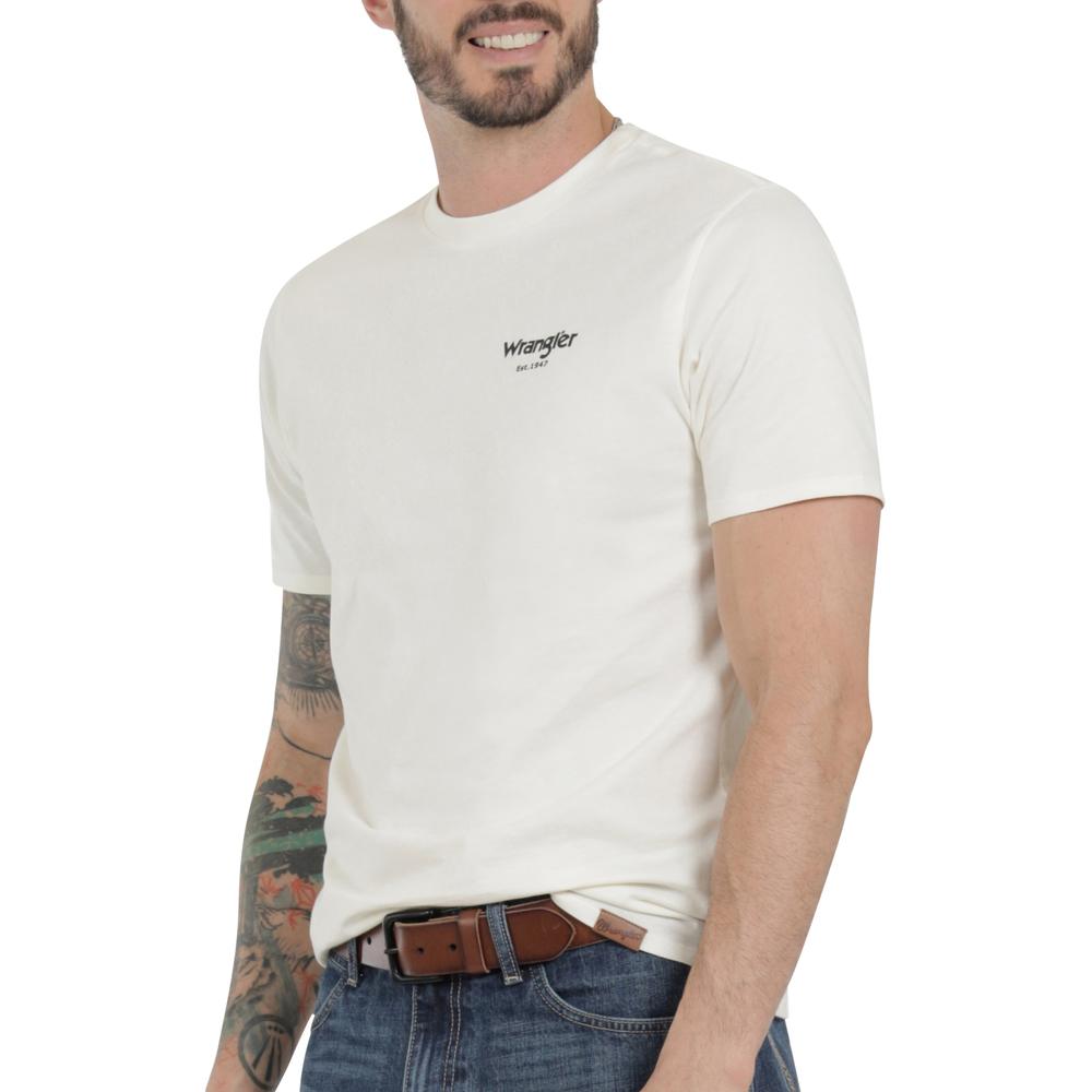 Foto 6 pulgar | Playera Wrangler Hombre Slim Manga Corta 290 Beige