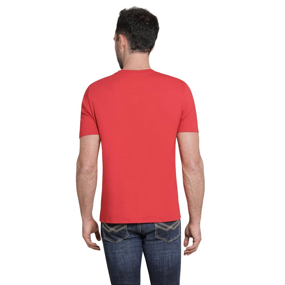 Foto 4 pulgar | Playera Wrangler Hombre Slim Manga Corta 289 Rojo