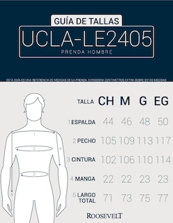 Foto 4 | Playera Ucla-le2405 Roosevelt Terracota