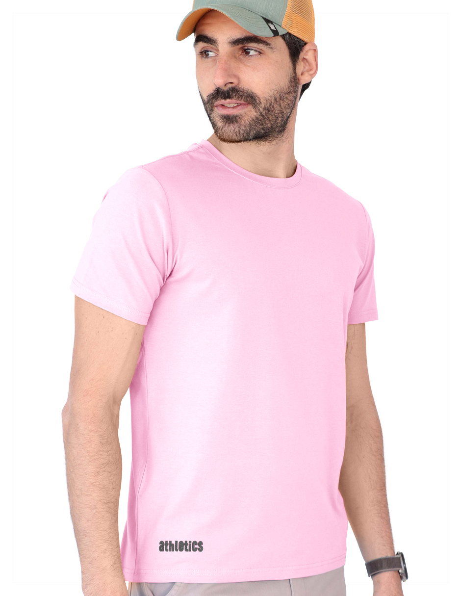 Foto 3 pulgar | Playera Caballero Tish-le2504 Roosevelt Rosa