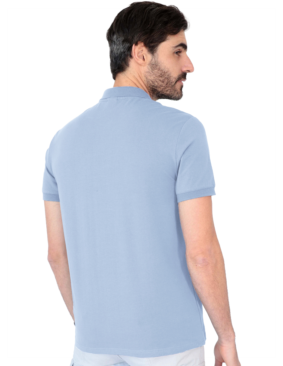 Foto 3 pulgar | Playera Caballero George-le2435 Roosevelt Azul