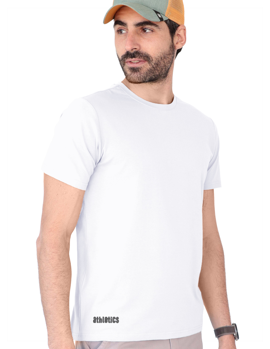 Foto 3 pulgar | Playera Caballero Tish-le2504 Roosevelt Blanco