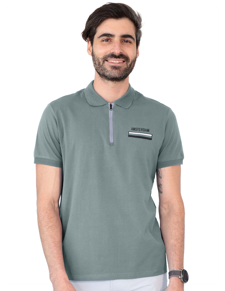 Foto 1 | Playera Caballero George-le2435 Roosevelt Olivo