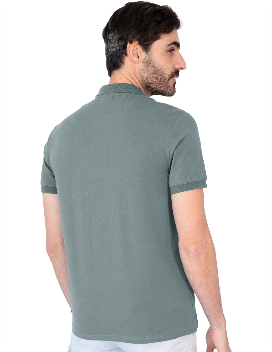Foto 3 pulgar | Playera Caballero George-le2435 Roosevelt Olivo