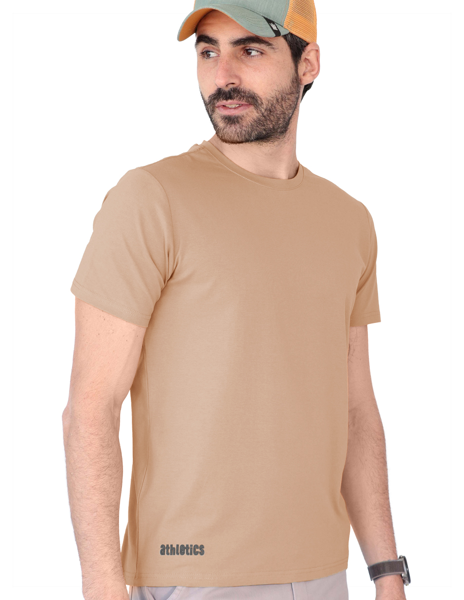 Foto 3 pulgar | Playera Caballero Tish-le2504 Roosevelt Camel
