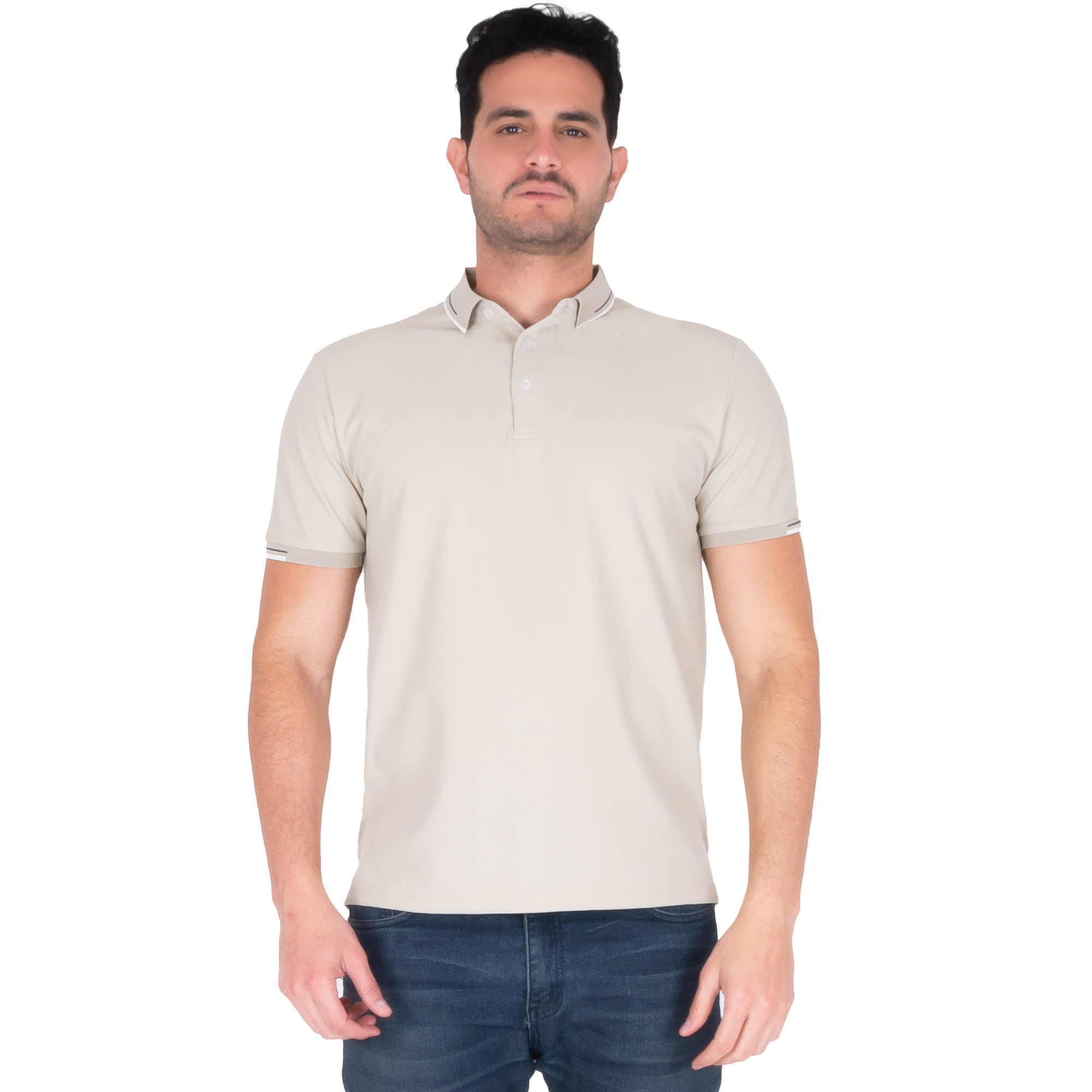Foto 2 pulgar | Generra | Playeras Tipo Polo Casual Con Ribete Para Hombre