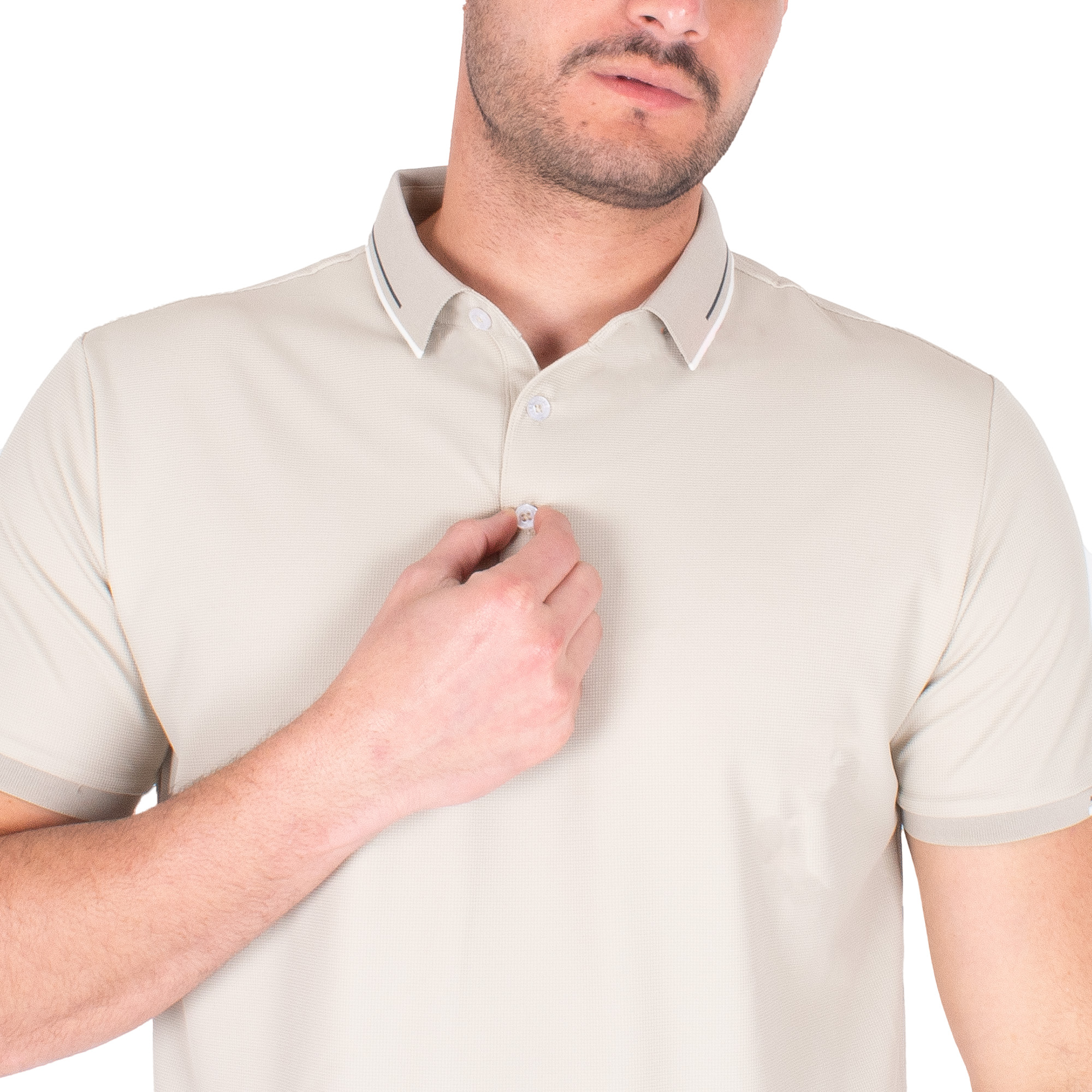 Foto 5 pulgar | Generra | Playeras Tipo Polo Casual Con Ribete Para Hombre