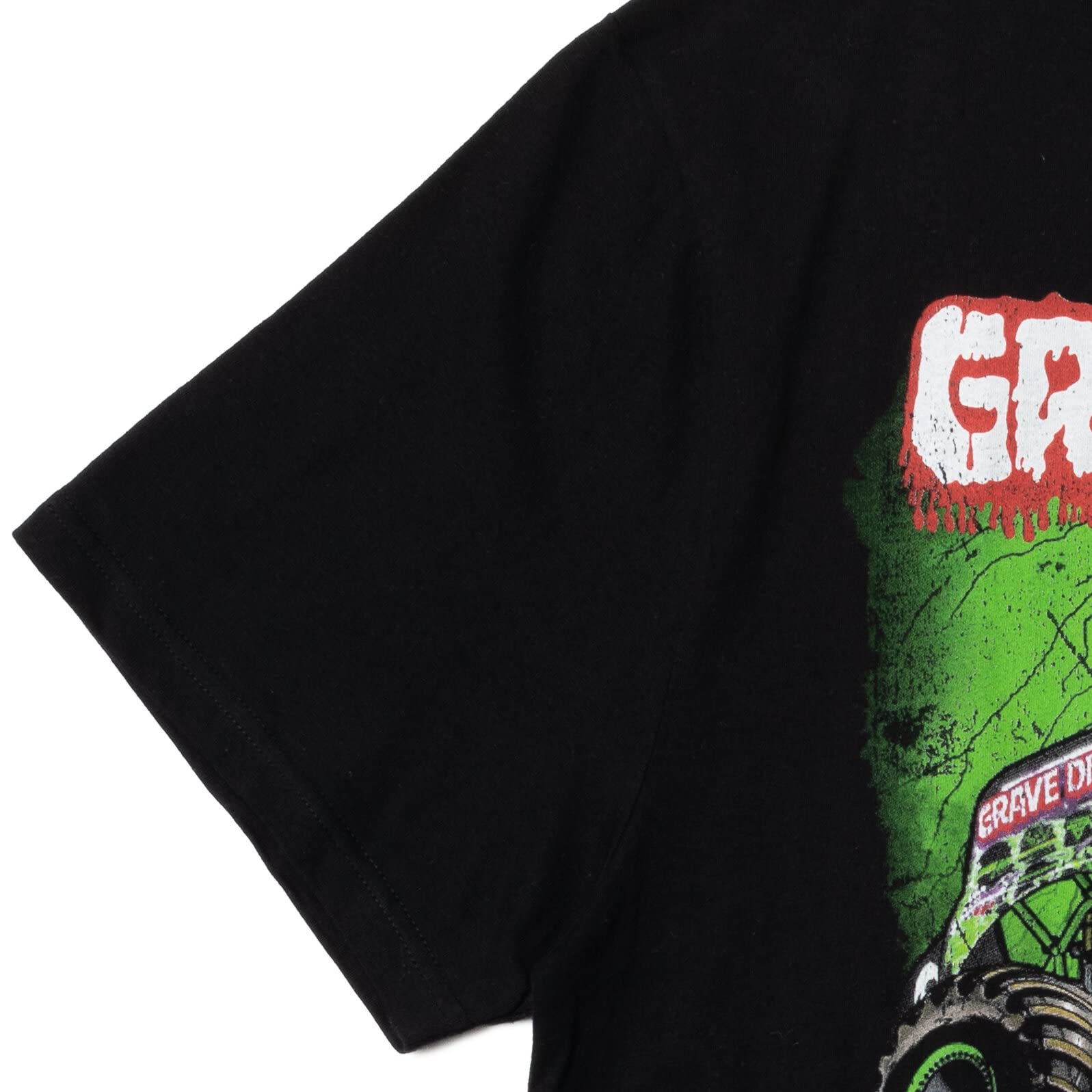 Foto 6 pulgar | Camiseta Monster Jam Grave Digger Negra Para Hombre, Talla L - Venta Internacional.