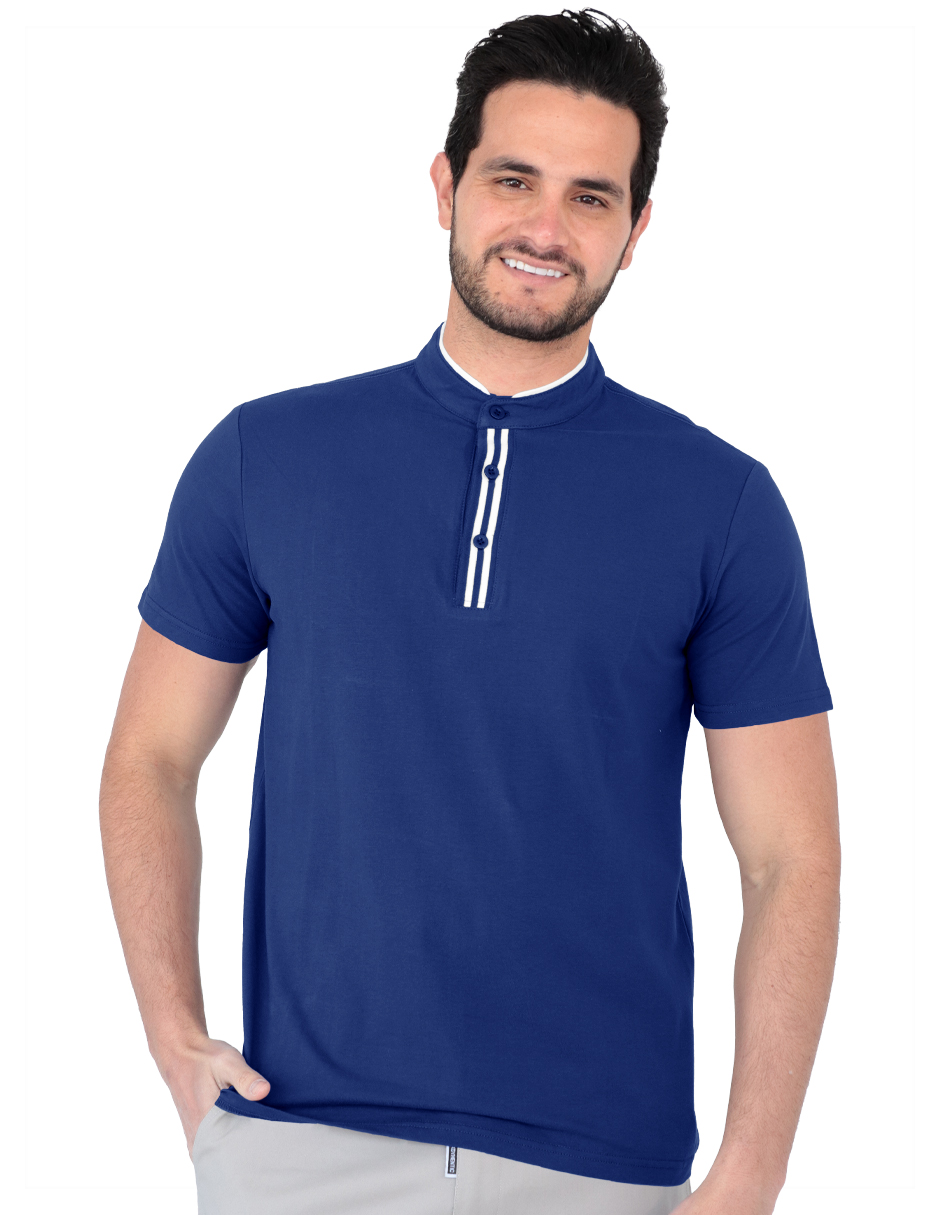 Playera George-le2453 Roosevelt Azul Cielo