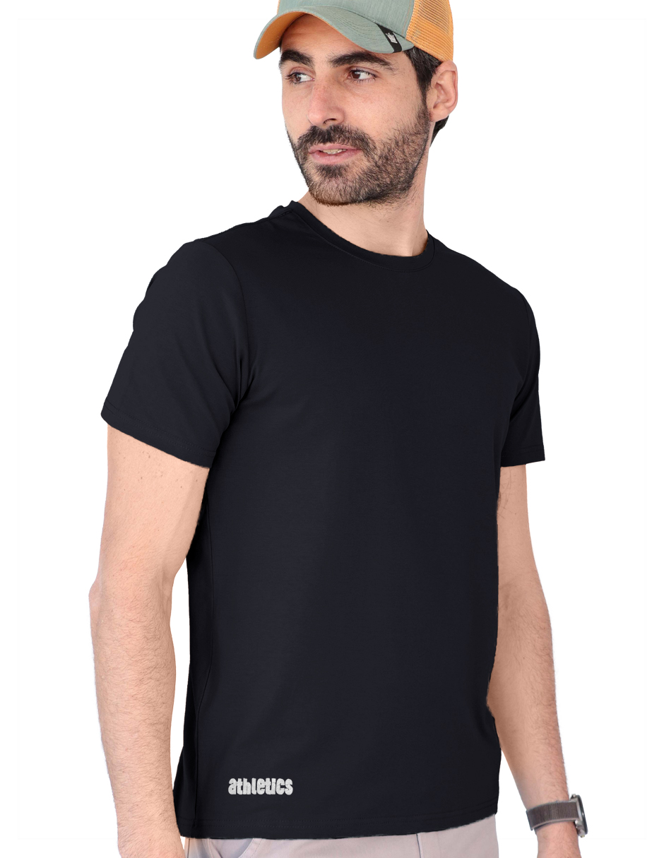Foto 3 pulgar | Playera Caballero Tish-le2504 Roosevelt Negro