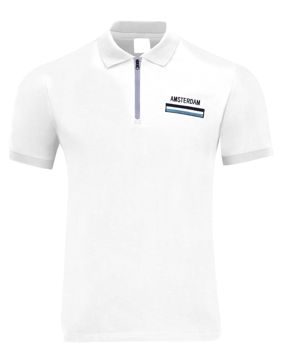 Foto 4 pulgar | Playera Caballero George-le2435 Roosevelt Blanco