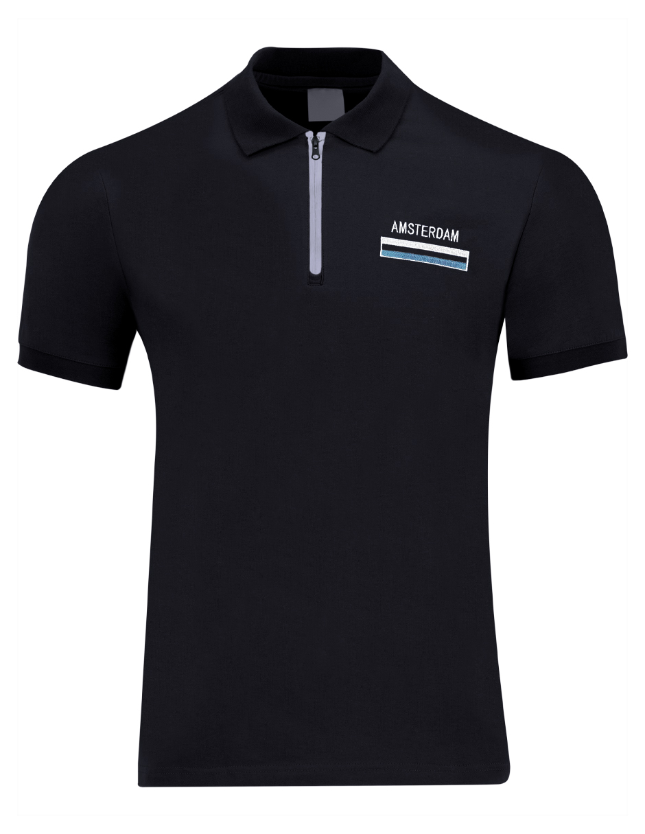 Foto 3 | Playera Caballero George-le2435 Roosevelt Negro
