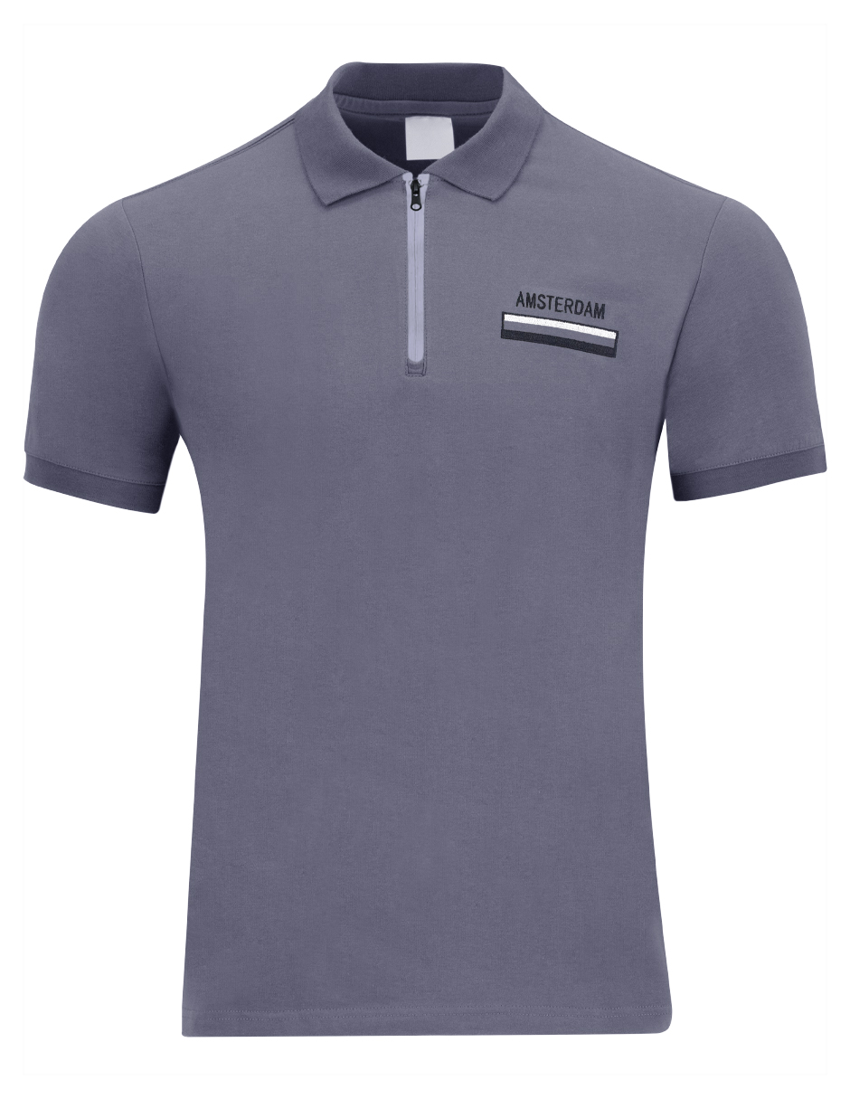 Foto 3 | Playera Caballero George-le2435 Roosevelt Gris