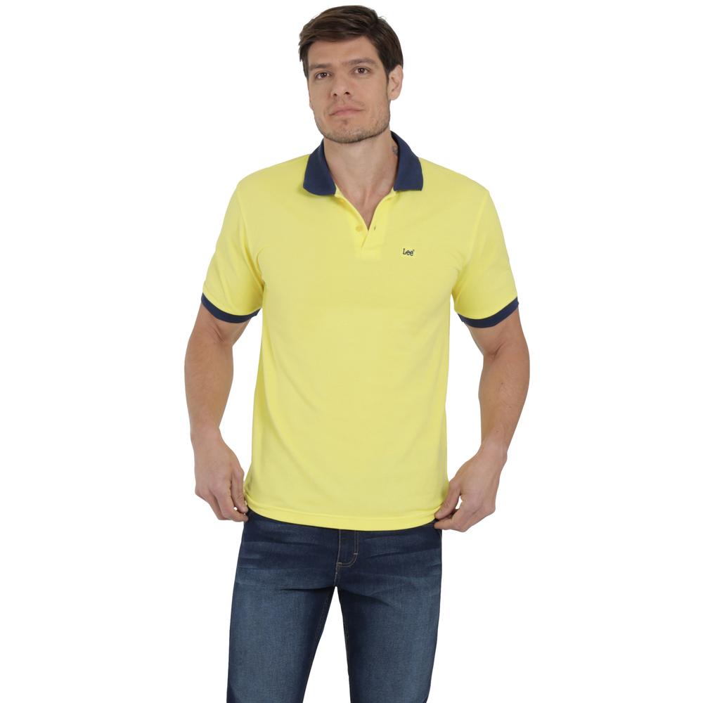 Playera Lee Hombre Quality Genuine Slim Fit 270 Amarillo